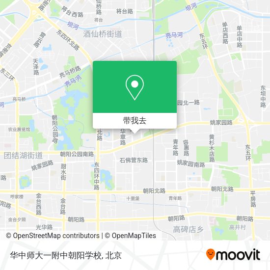 华中师大一附中朝阳学校地图
