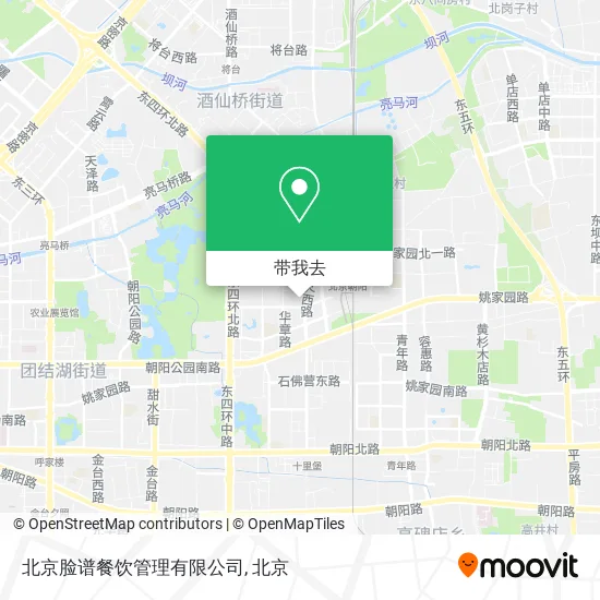 北京脸谱餐饮管理有限公司地图