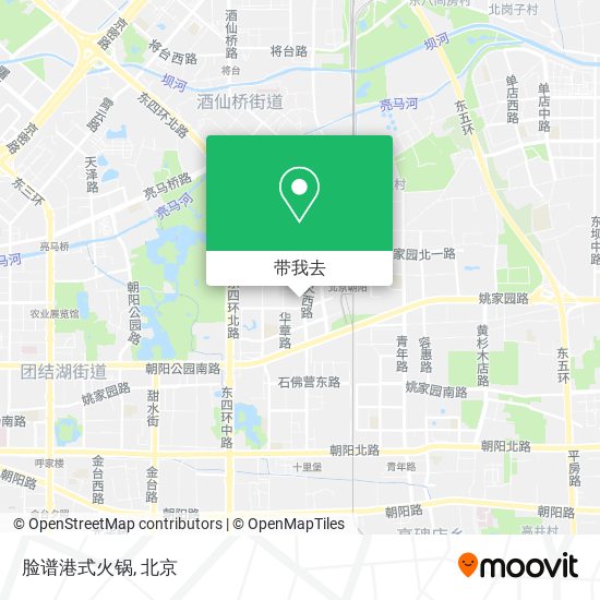 脸谱港式火锅地图