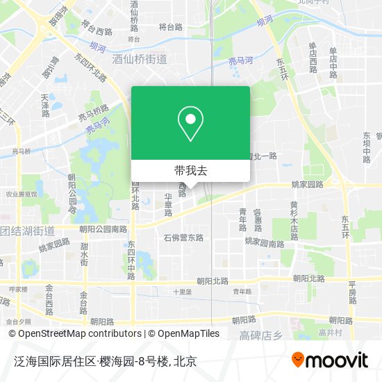 泛海国际居住区·樱海园-8号楼地图