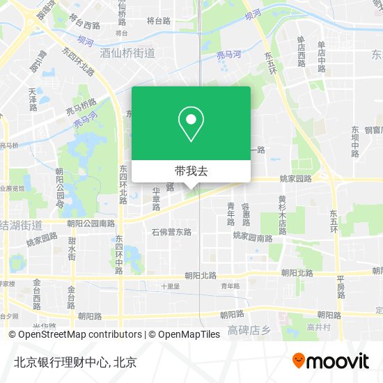 北京银行理财中心地图