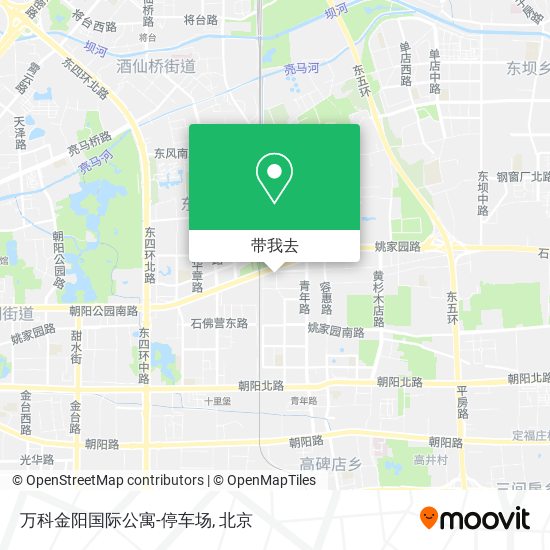 万科金阳国际公寓-停车场地图
