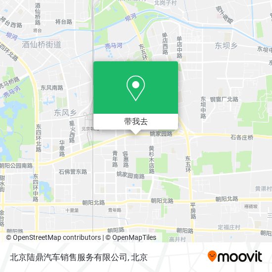 北京陆鼎汽车销售服务有限公司地图
