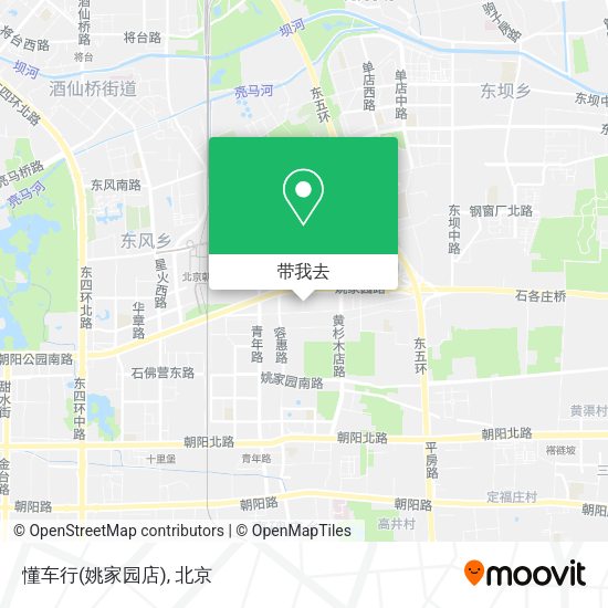 懂车行(姚家园店)地图