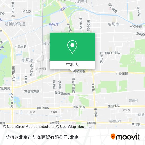 斯柯达北京市艾潇商贸有限公司地图