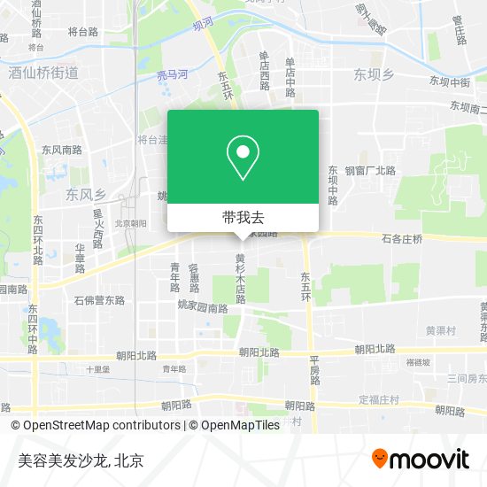 美容美发沙龙地图