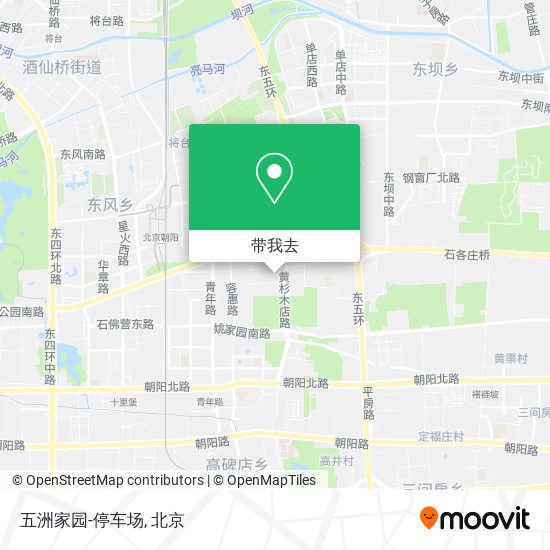 五洲家园-停车场地图