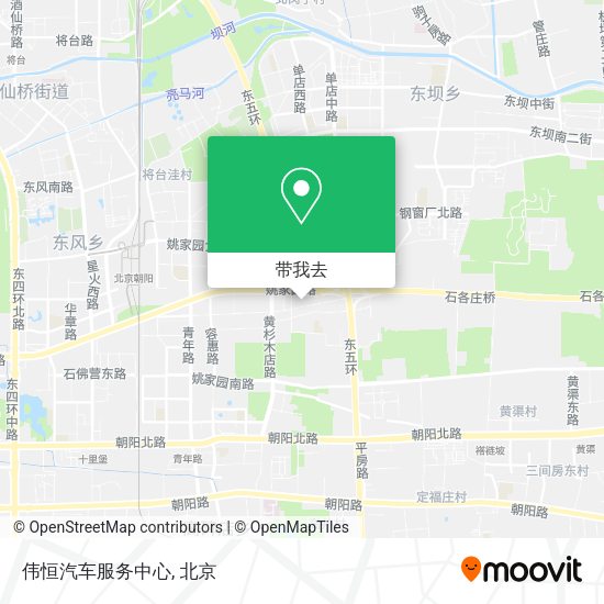 伟恒汽车服务中心地图