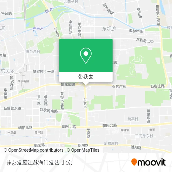 莎莎发屋江苏海门发艺地图