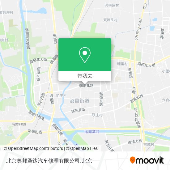 北京奥邦圣达汽车修理有限公司地图