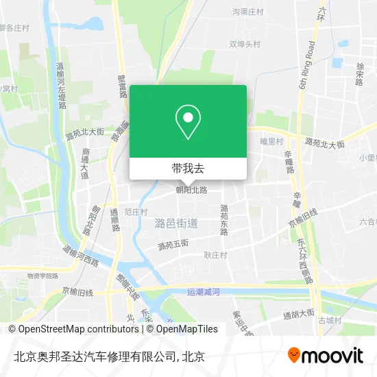 北京奥邦圣达汽车修理有限公司地图