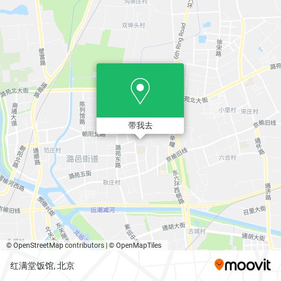 红满堂饭馆地图