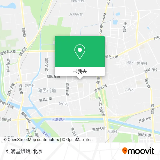 红满堂饭馆地图