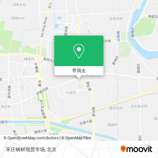 宋庄钢材现货市场地图
