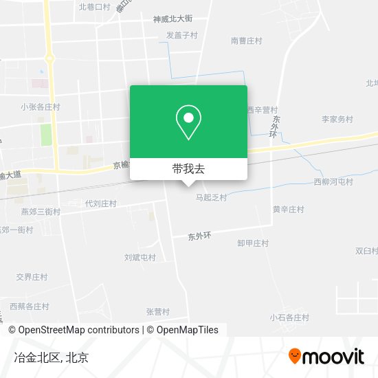 冶金北区地图