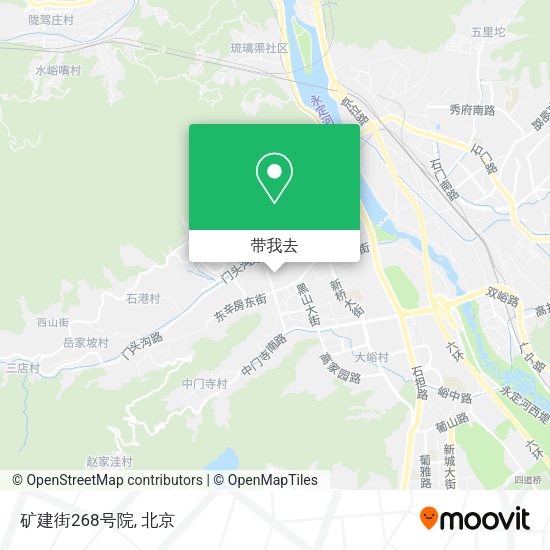 矿建街268号院地图