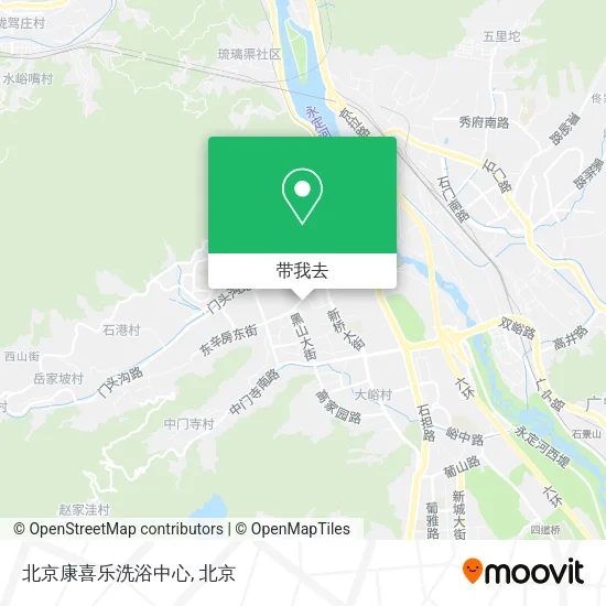 北京康喜乐洗浴中心地图