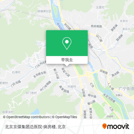 北京京煤集团总医院-病房楼地图