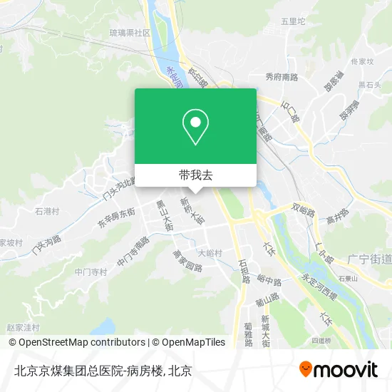 北京京煤集团总医院-病房楼地图