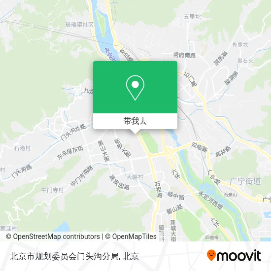 北京市规划委员会门头沟分局地图