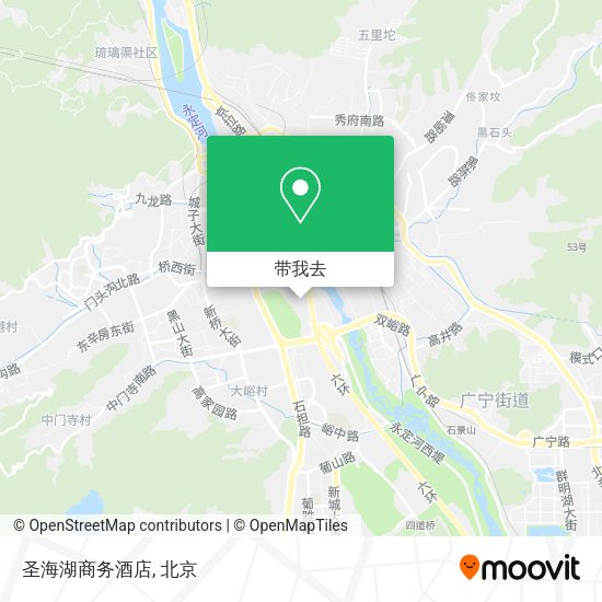 圣海湖商务酒店地图