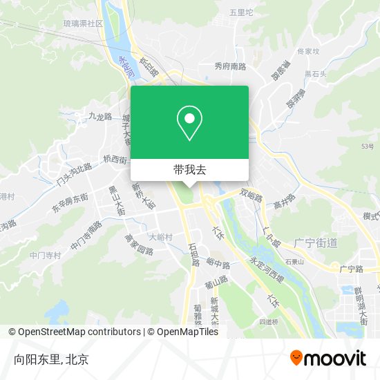 向阳东里地图