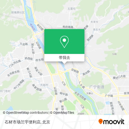 石材市场兰宇便利店地图