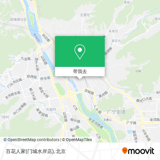 百花人家(门城水岸店)地图