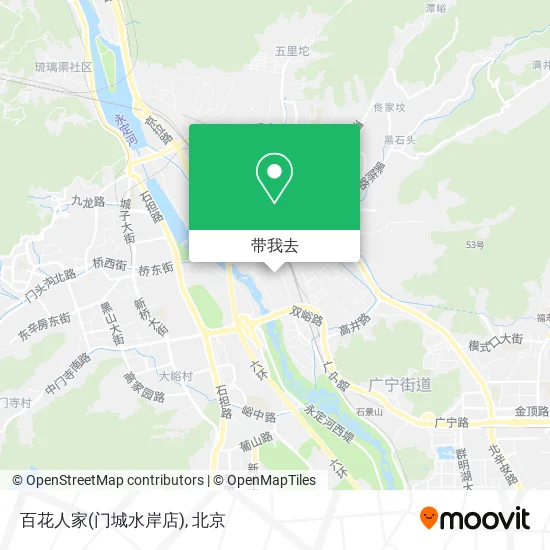 百花人家(门城水岸店)地图