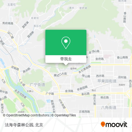 法海寺森林公园地图