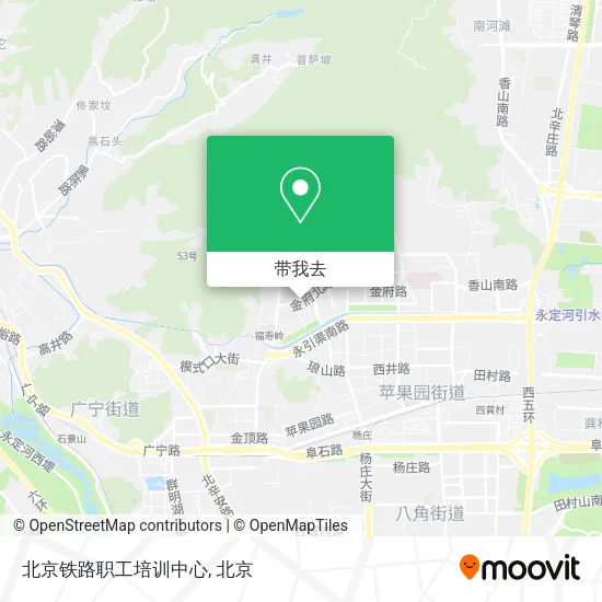 北京铁路职工培训中心地图