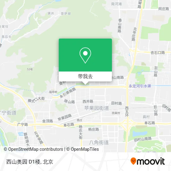 西山奥园 D1楼地图