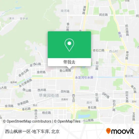西山枫林一区-地下车库地图