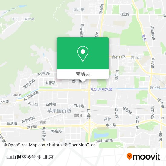 西山枫林-6号楼地图