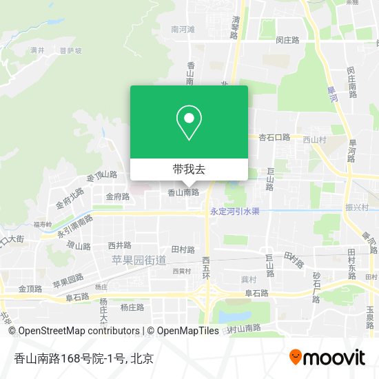 香山南路168号院-1号地图