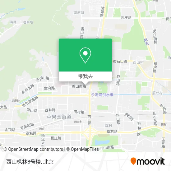 西山枫林8号楼地图