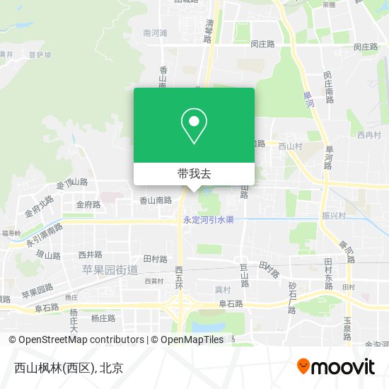 西山枫林(西区)地图