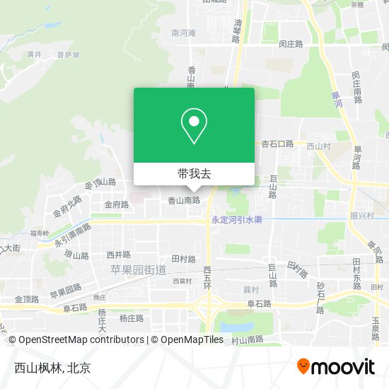 西山枫林地图