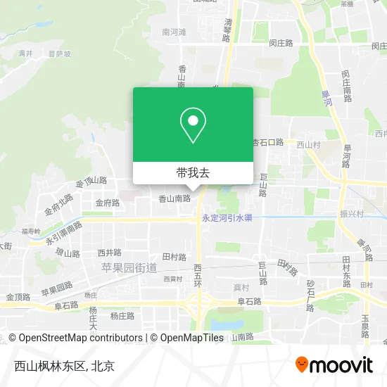 西山枫林东区地图