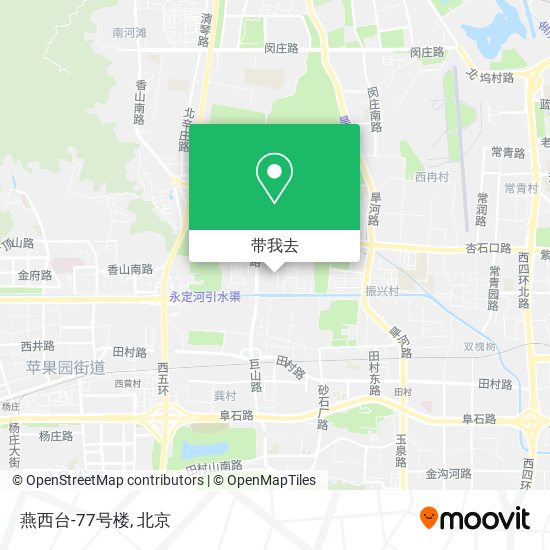 燕西台-77号楼地图
