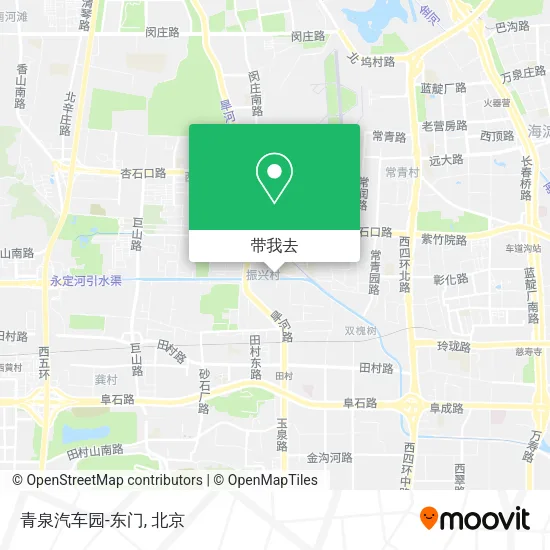 青泉汽车园-东门地图