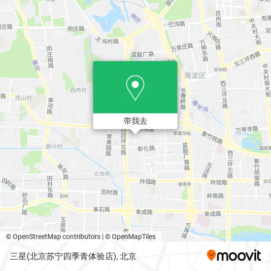 三星(北京苏宁四季青体验店)地图