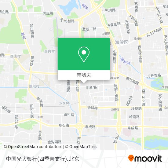 中国光大银行(四季青支行)地图