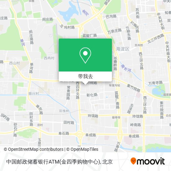 中国邮政储蓄银行ATM(金四季购物中心)地图