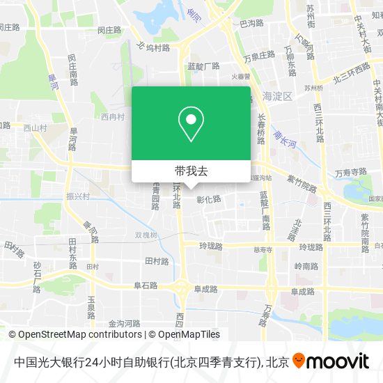 中国光大银行24小时自助银行(北京四季青支行)地图
