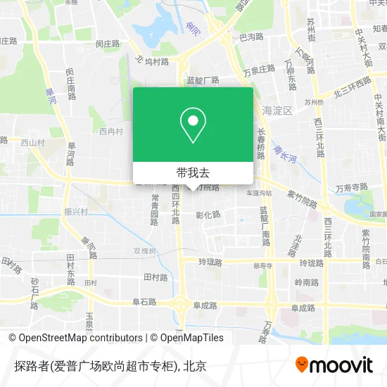 探路者(爱普广场欧尚超市专柜)地图