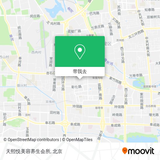 天熙悦美容养生会所地图