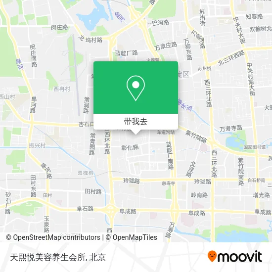 天熙悦美容养生会所地图