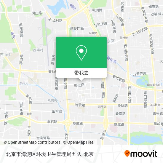 北京市海淀区环境卫生管理局五队地图