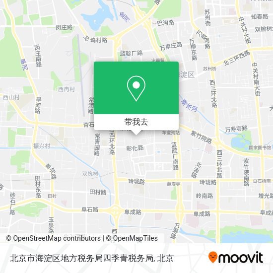 北京市海淀区地方税务局四季青税务局地图